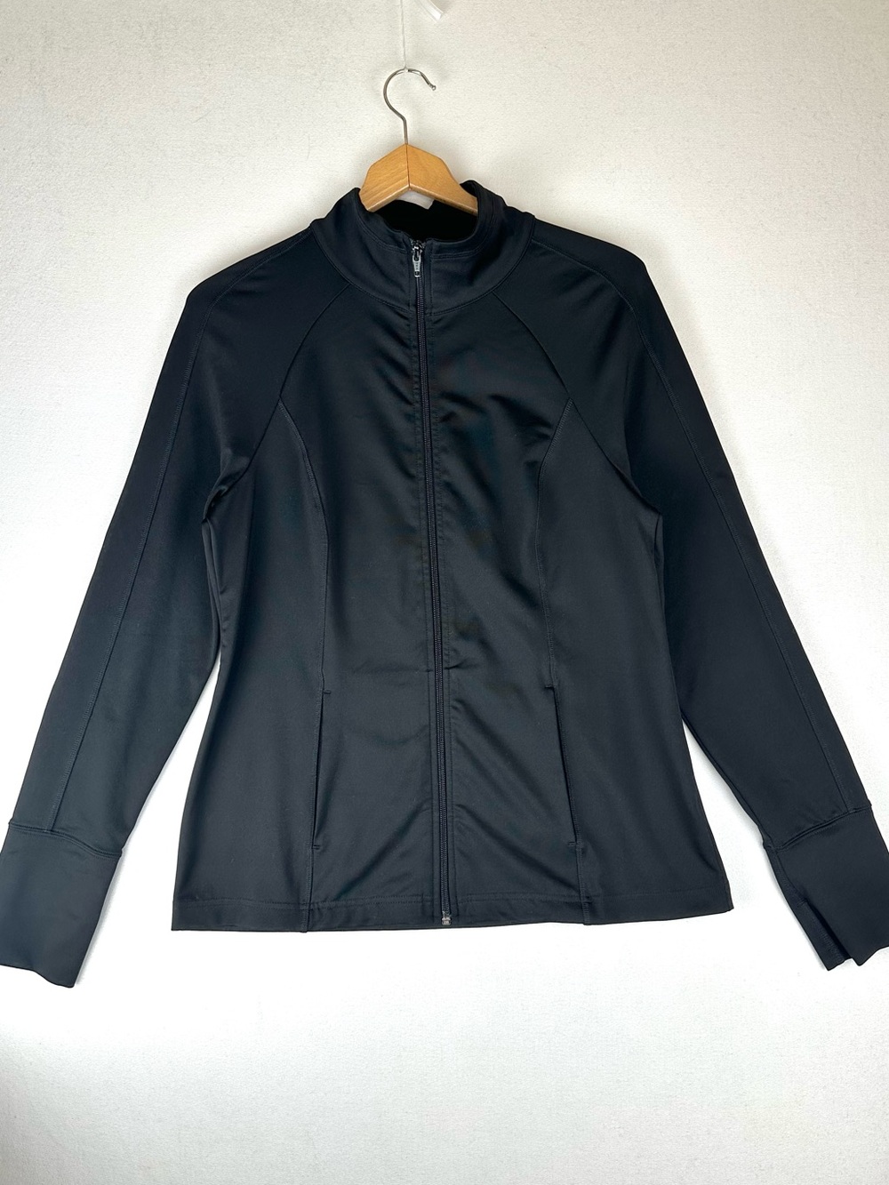 Zella Full Zip Jacket Yoga Workout Athleisure Black Large